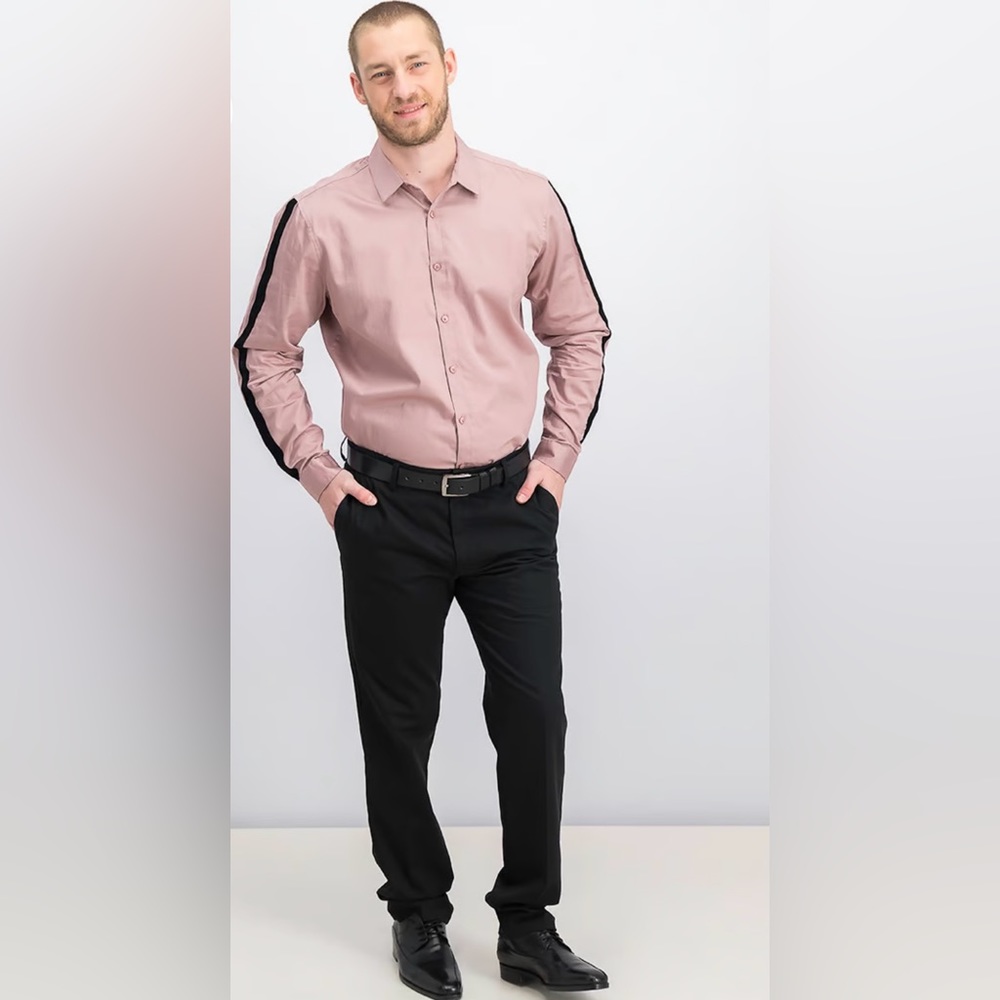 INC International Concepts Pink Casual Button Down Shirt